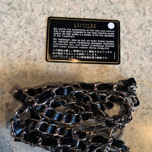 SOLD Authentic Chanel quilted black wallet - Picture 10 of 10